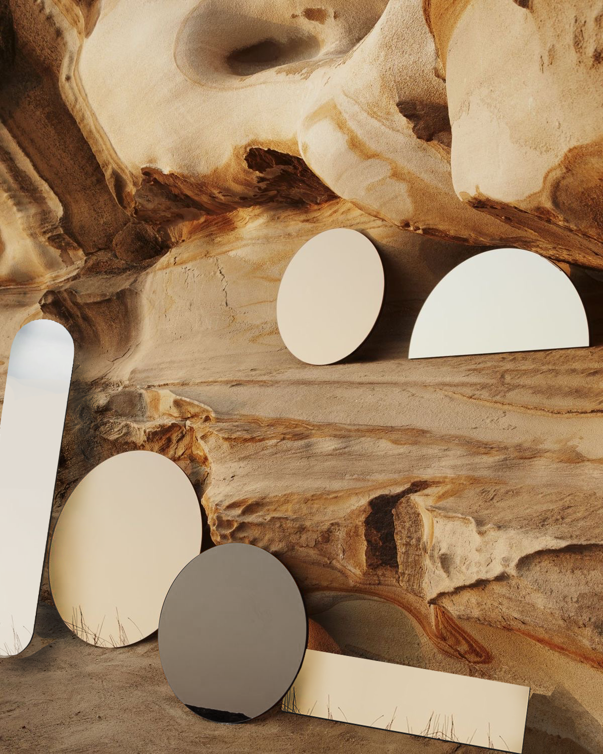 HALF ROUND / Wall Mirror