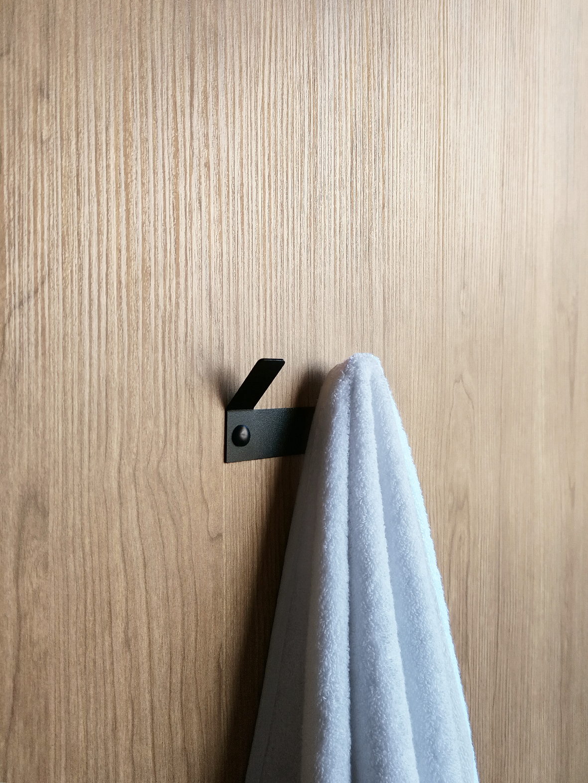 DOUBLE WALL HOOK / Black & white wall hooks by LOCI
